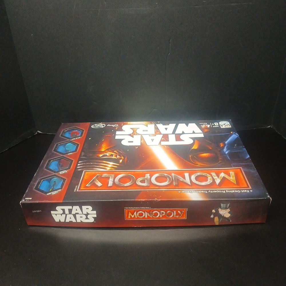 Monopoly Star Wars The Force Awakens Board Game 2015 Hasbro, COMPLETE - Picture 6 of 8
